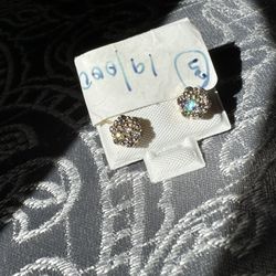 Real Diamonds 14k Gold Earrings