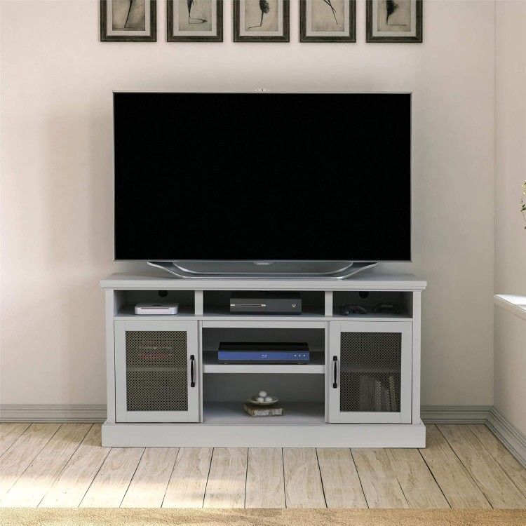 *Brand New* Ameriwood Home Cresthaven TV Stand for TVs up to 65", Dove Gray