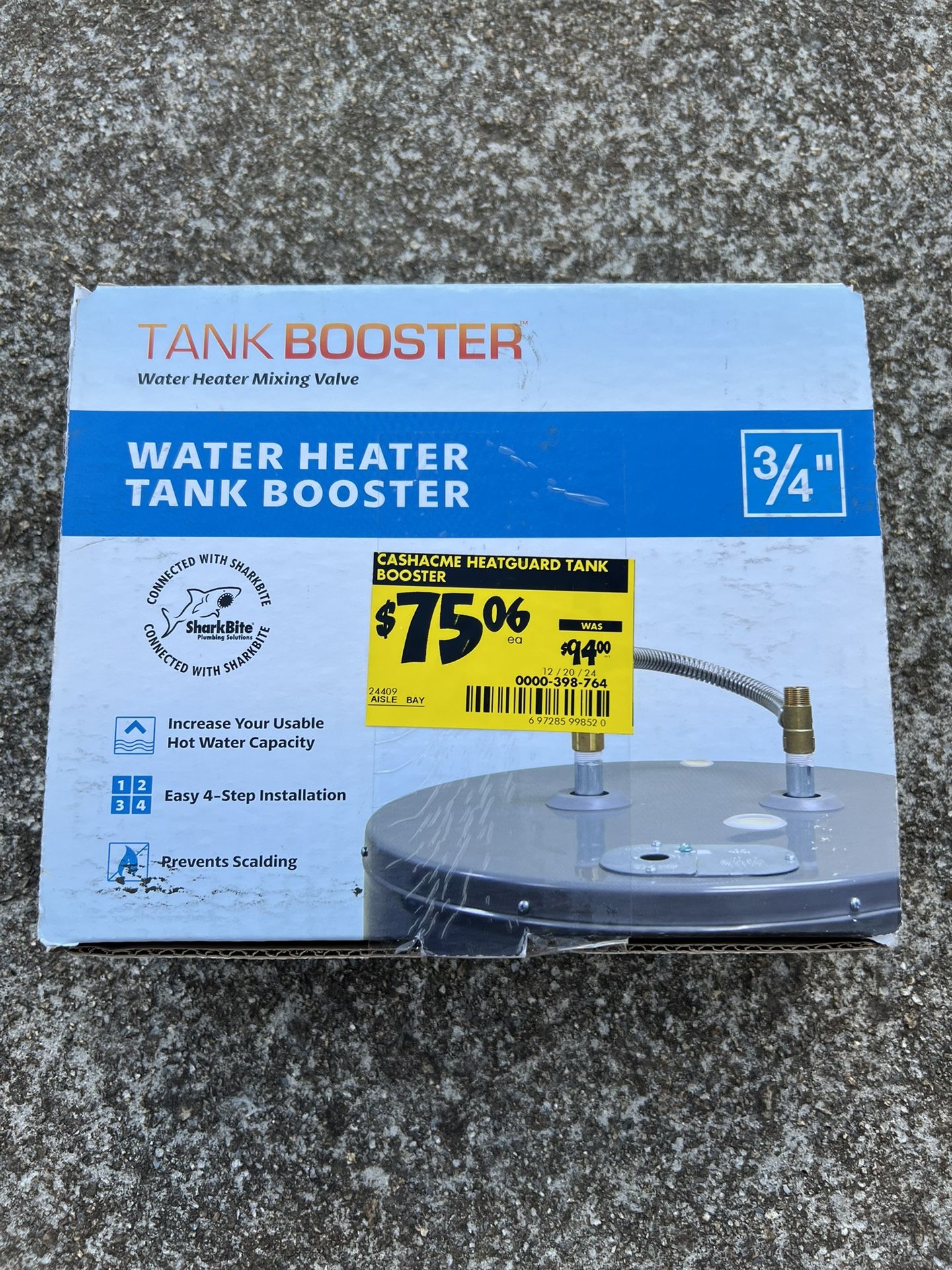 Cash Acme 3/4 Inch Tank Booster Water Heater Thermostatic Mixing Valve