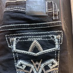 Montero Boot Cut Jeans  Black  32/30