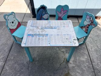 FREE - kids tables, bench & bike