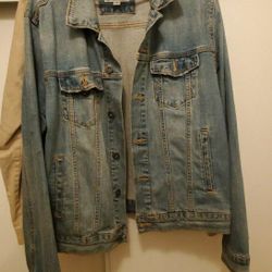 Black, Tan, Blue Denim Jackets