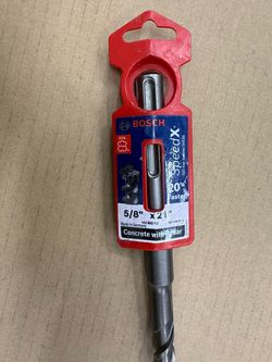 BOSCH Speed-X 5/8-in x 21-in Carbide Masonry Drill Bit For SDS-max drill