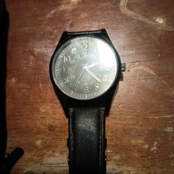 Black Military-style Field ⌚ Watch For Sale.