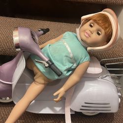 Doll An Scooter   