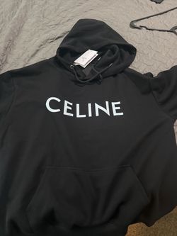 CELINE Paris Black Logo Hoodie XXL 2XL New With Tags