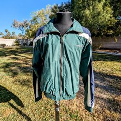 Vintage 1990s Dartmouth College Champion Windbreaker Jacket Sz M Ivy League GUC