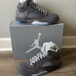 Air Jordan 5 Retro “Wolf Grey” Mens Size 12 DEADSTOCK