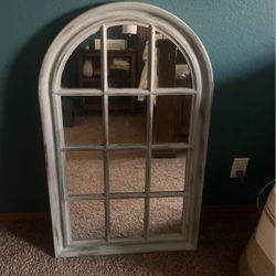 Rustic Mirror Window 