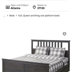 Ikea bed Frame Gray