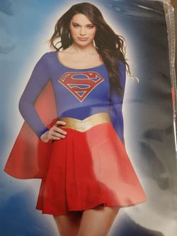 Supergirl Women's Halloween Costume small brand new