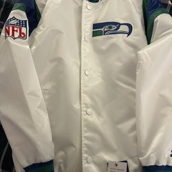 Men’s Seahawks Starter Jacket (medium) NWT