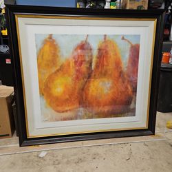 Peach Print Art