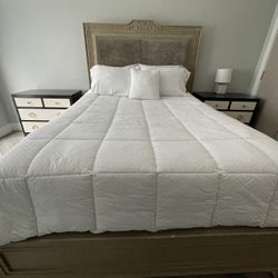 Queen Size Bed Frame Only.  Mattered Not Included