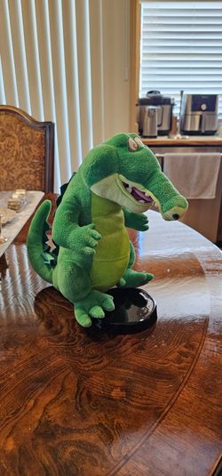 Peter Pan Tick Tock Crocodile 12" Plush Doll Authentic Disney / Collectible / Memorabilia / Disneyland / Collector / Plushie / HTF / Toy / Gift