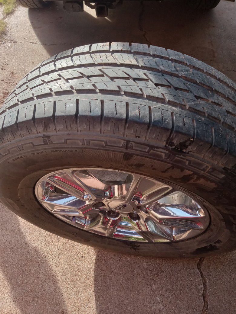 Ford F150 Tires With Rims And Sensors 4 Complete Set 