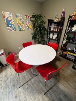 Table and chairs