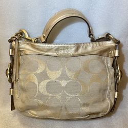 Gold Coach Bag