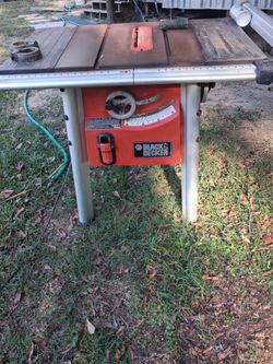 Black and decker table saw