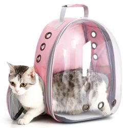 Cat Pet Portable Carrier Backpack Transparent Space Capsule Travel Puppy Carrier