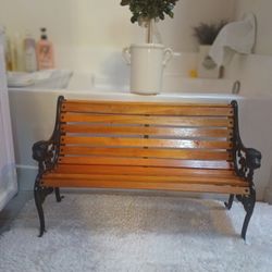 Park Bench Toddler Or Doll Size