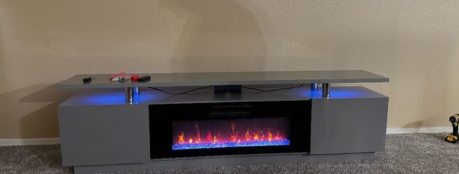 AMERLIFE Fireplace Tv stand
