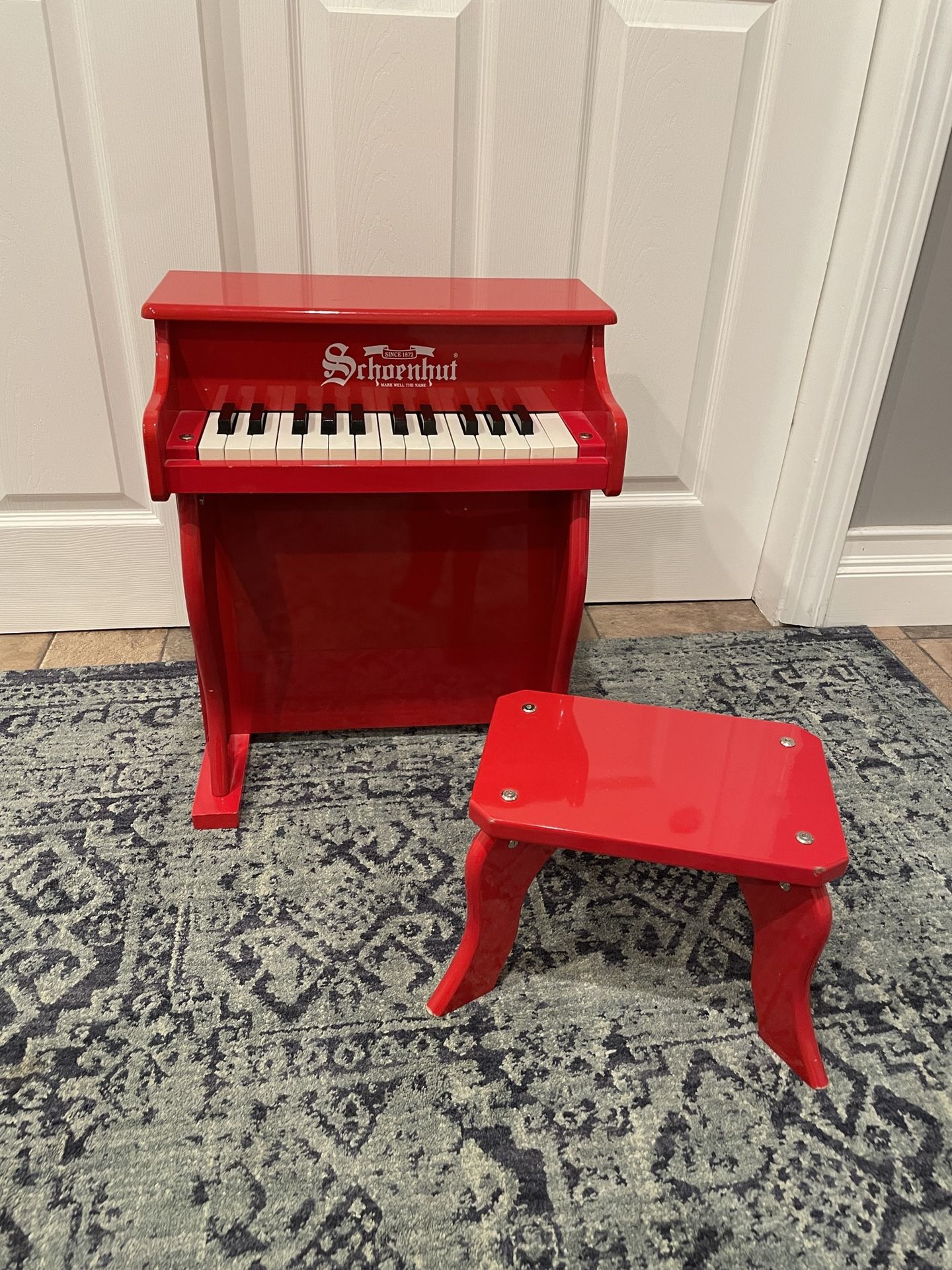 Schoenhut Red Children’s 25 Key Elite Spinet Piano