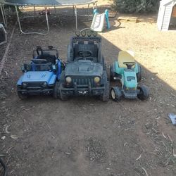 Kids Ride On Toy Vehicles-lot Of 3