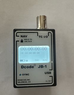 Denecke Dcode JB-1 Sync box Timecode Generator - Like New!!!