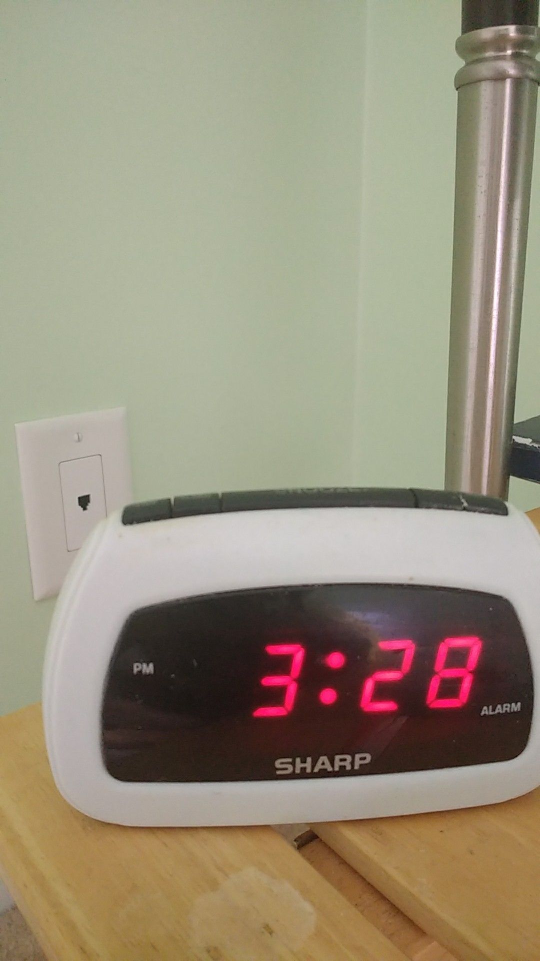 Digital clock with alarm