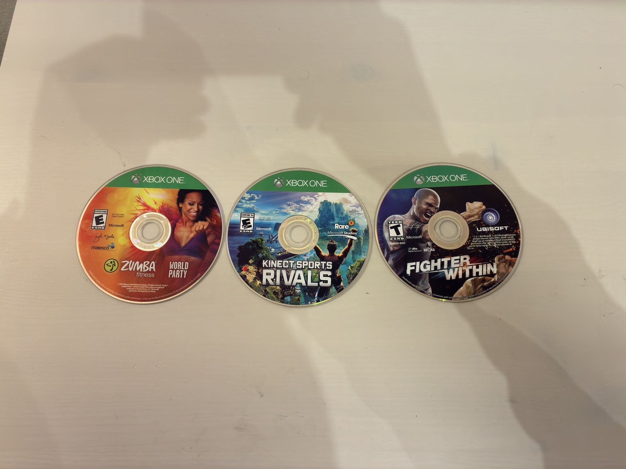 Xbox One Game Discs (pack of 3)
