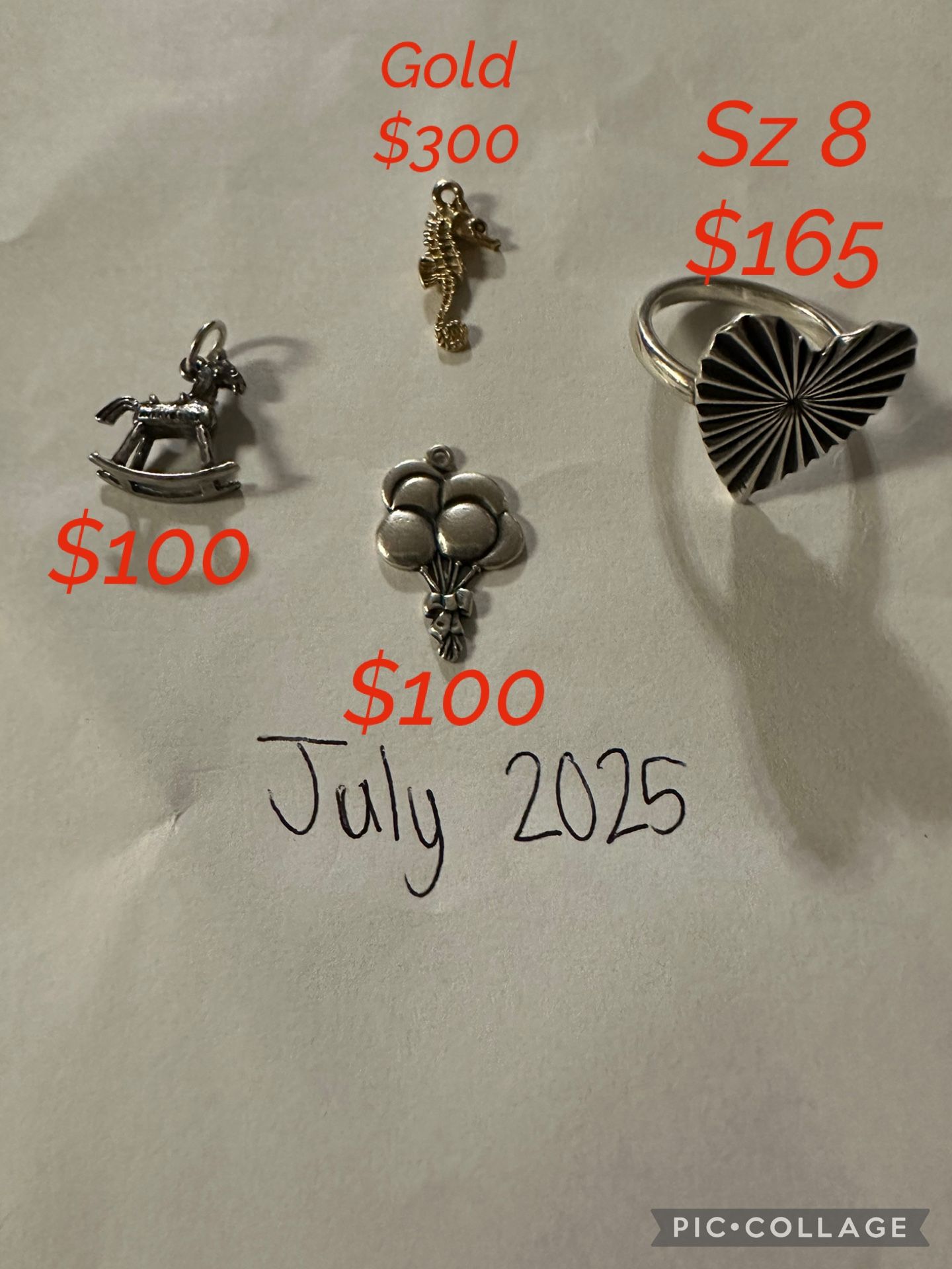 James Avery Retired Charms And Ring