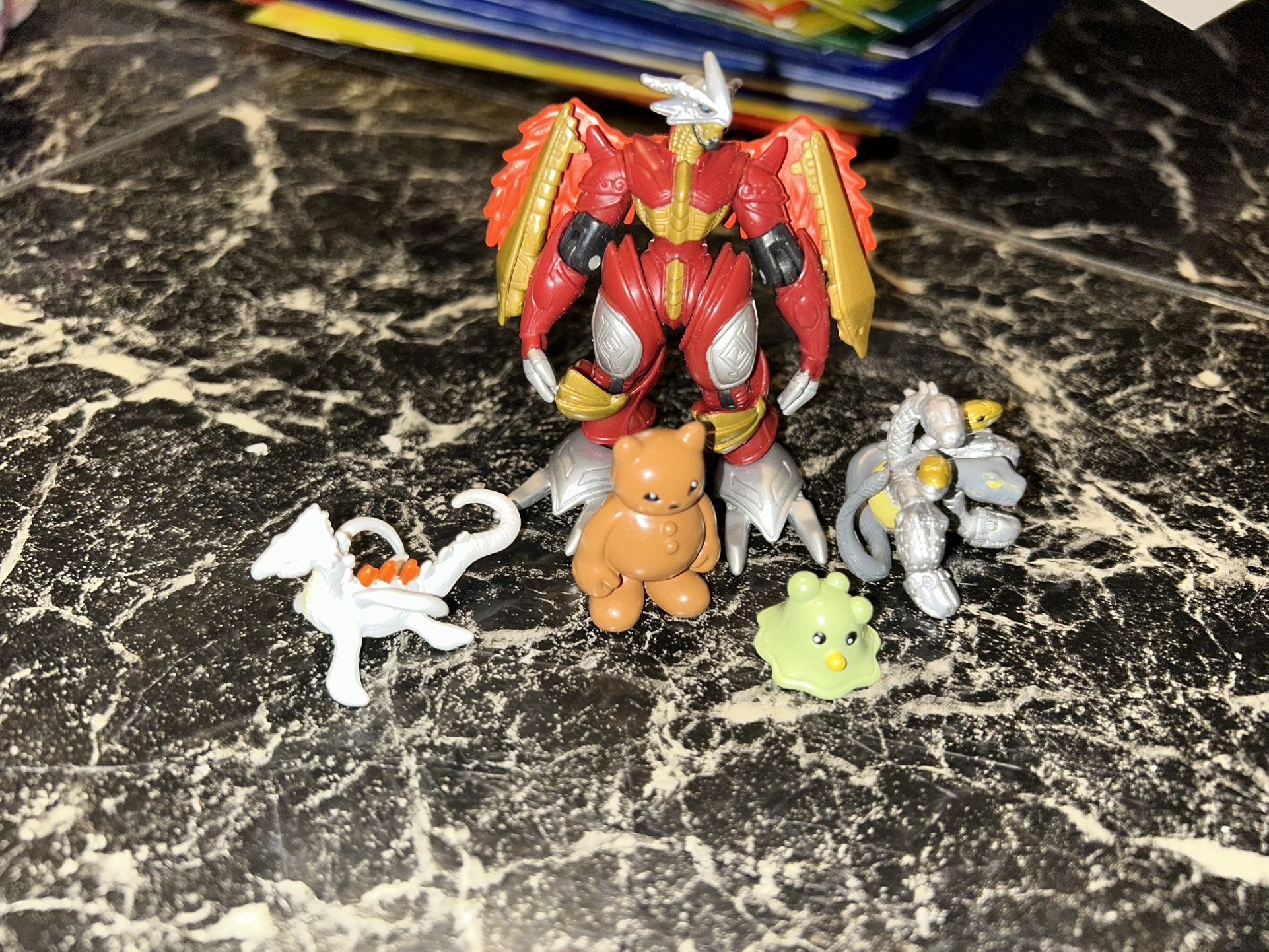Very Rare!!! Vintage 2002 Digimon Season 4 Minifigures Set # 50( Complete Set)