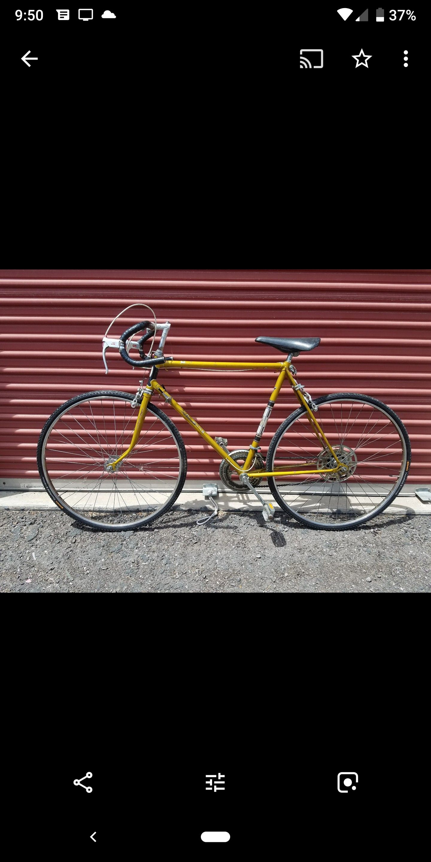 Vintage road bike