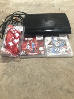 PS3 2 games one controller good condition