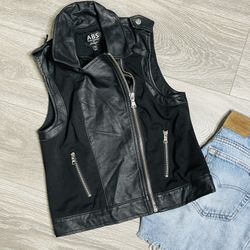 NWT ABS Moto vest jacket J:KI