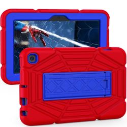 Grifobes Spiderman Case [Only for 2022 Released 12th Generation] Kindle Fire HD 7 & 7 Plus, HD 7 Kids & Kids Pro Tablet, 3-in-1 Heavy Duty Rugged Prot