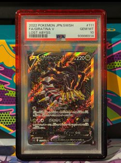 Giratina V #111 PSA 10 GEM MINT 111/100