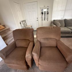 Brown Recliner 