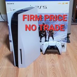 PS5 DISC Ed. , FIRM PRICE, NO TRADE, GREAT CONDITON, READ DESCRIPTION FOR DETAILS