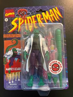 Marvel Legends Lizard Retro Card Spider-Man 60th Walmart Exclusive 2022 NEW SEALED