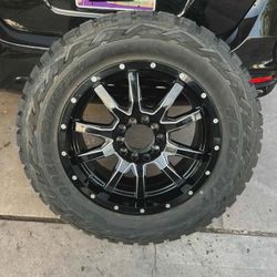 $230.  1  New Tire. 305/55/20. with wheel. 5 Lugs Universal. ONLY 1 
