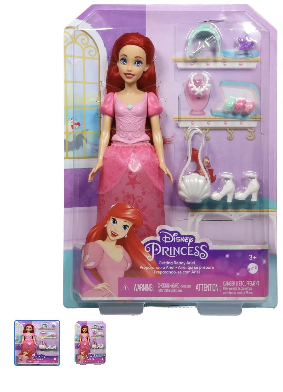 The Little Mermaid Getting Ready Ariel Doll