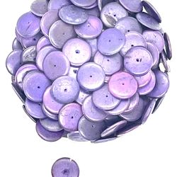 Purple Bone Beads