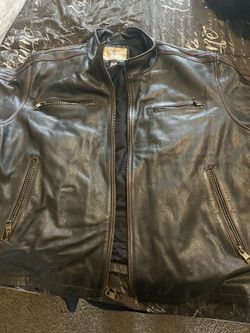 3X Leather Coat
