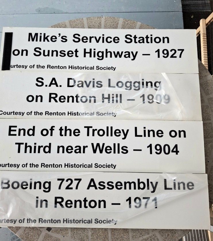 Historic signs, City Of Renton