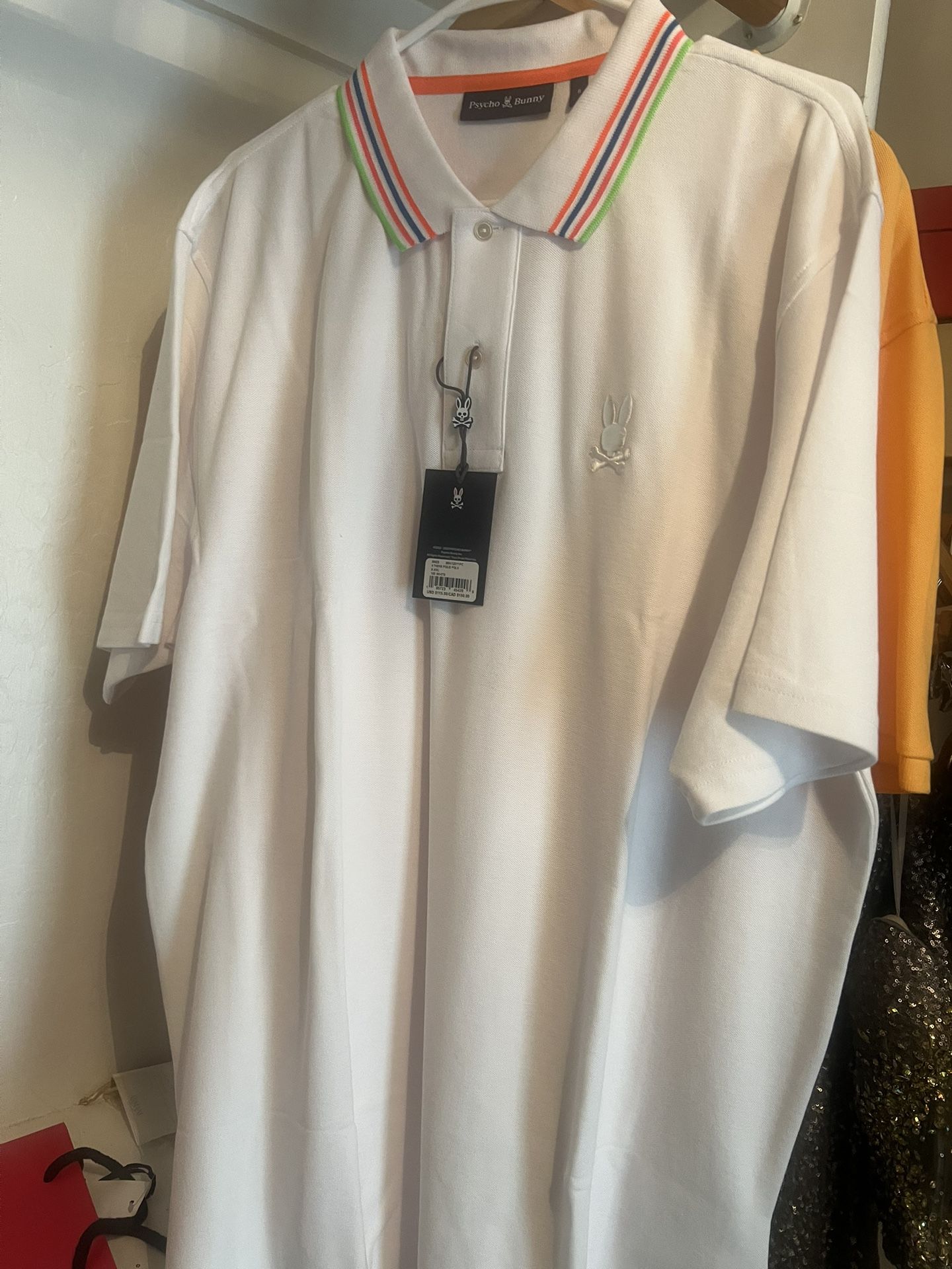 New Authentic Psycho Bunny Men Shirt Size XXL