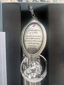 Celebration of Life Memorial Wind -chime in loving memory wind chime