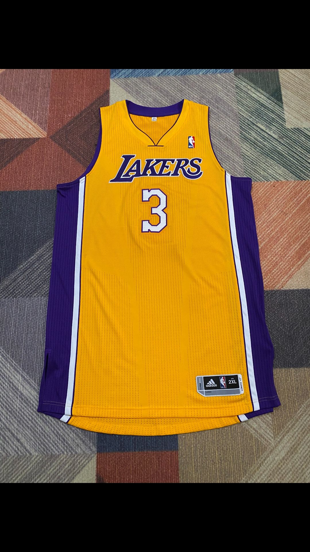 Lakers Devin Ebanks Autograph Signed Jersey Kobe