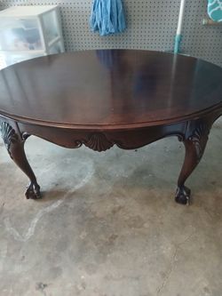 Mahogany  coffee table  $100